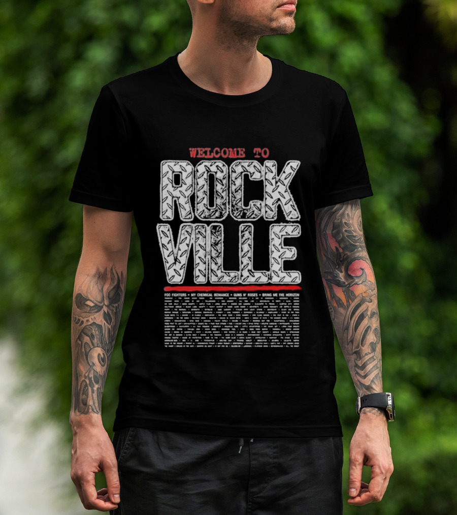 Welcome To Rockville Diamond Plate Daytona Beach FL May 7 To 10 2026 T-Shirt