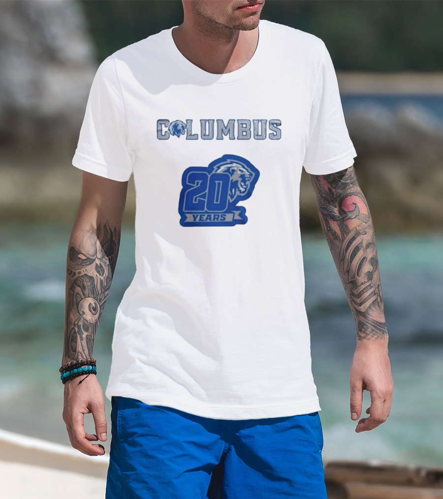 Columbus Lions 20 Years Celebration T-Shirt