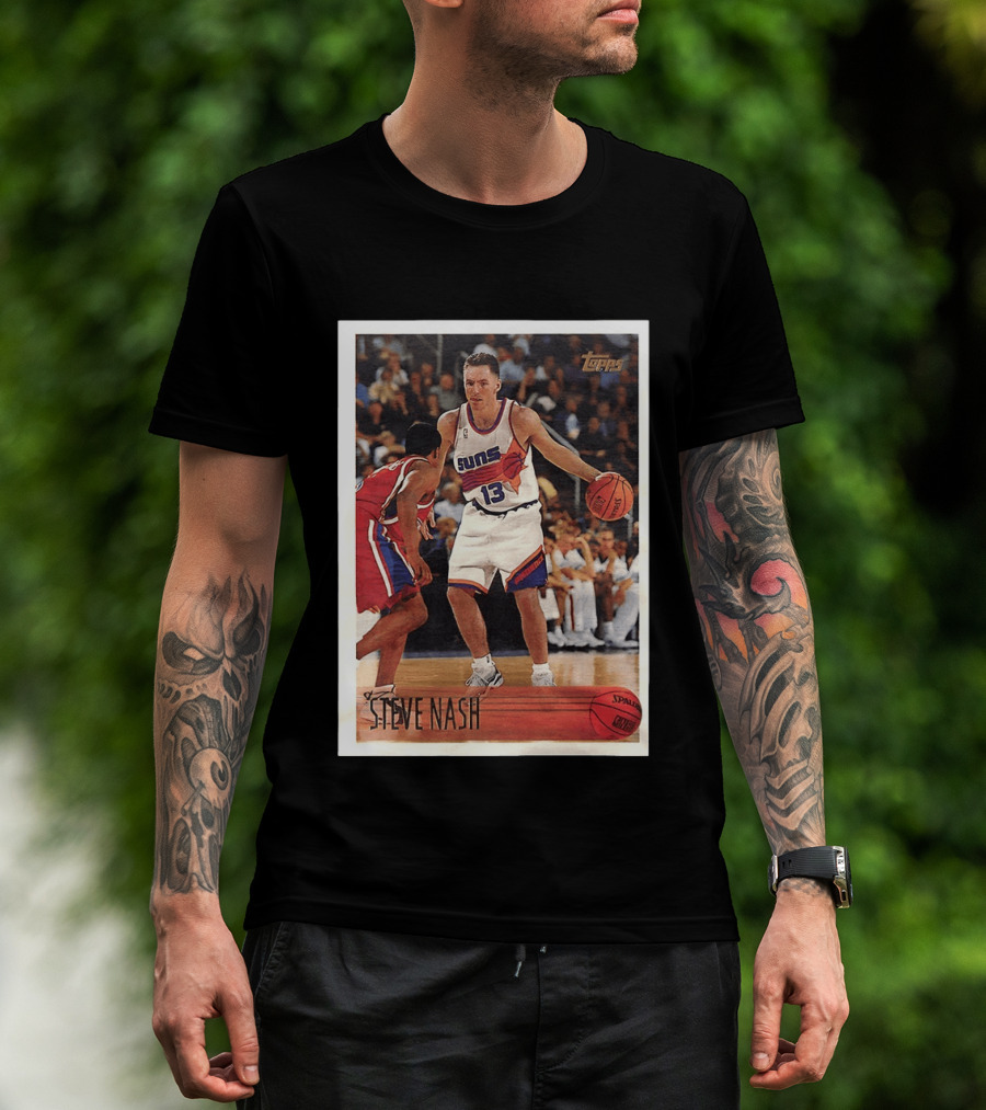 Steve Nash Phoenix Suns Topps NBA Card 13 T-Shirt