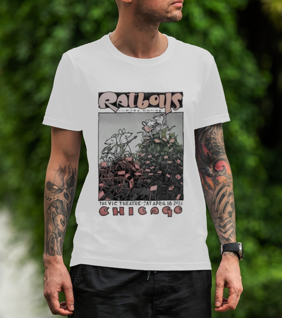 Ratboys Live At The Vic Theatre April 18 2026 Chicago IL T-Shirt
