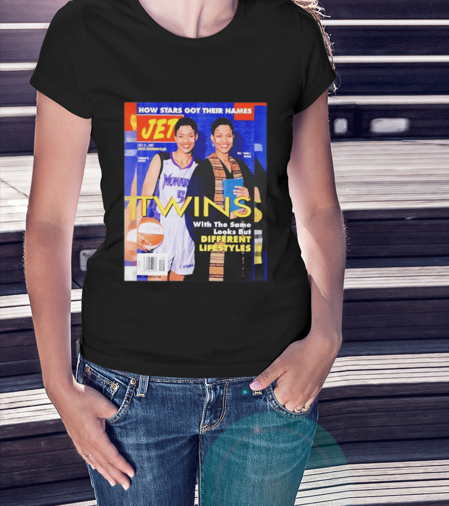 Jet Magazine Pamela McGee And Paula McGee Twins Different Lifestyles July 27 1987 T-Shirt