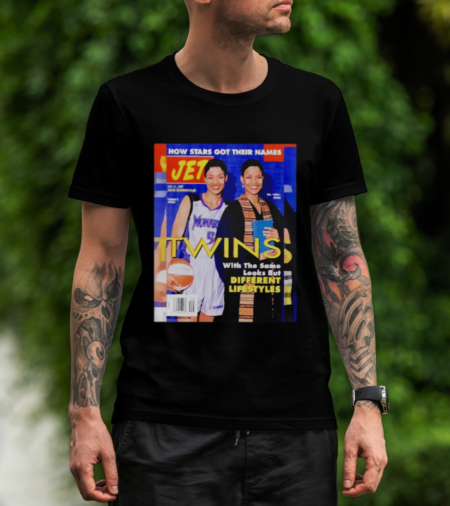 Jet Magazine Pamela McGee And Paula McGee Twins Different Lifestyles July 27 1987 T-Shirt
