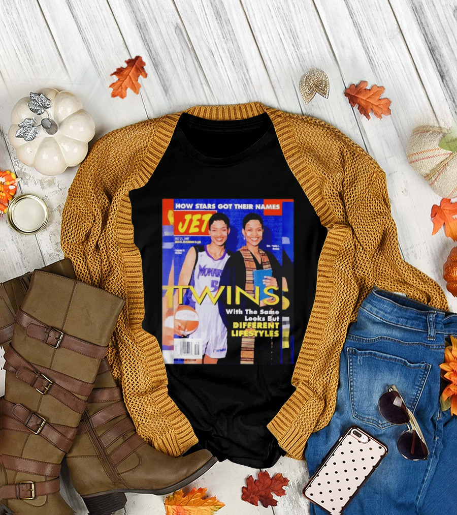 Jet Magazine Pamela McGee and Paula McGee Twins Different Lifestyles July 27 1987 T-Shirt