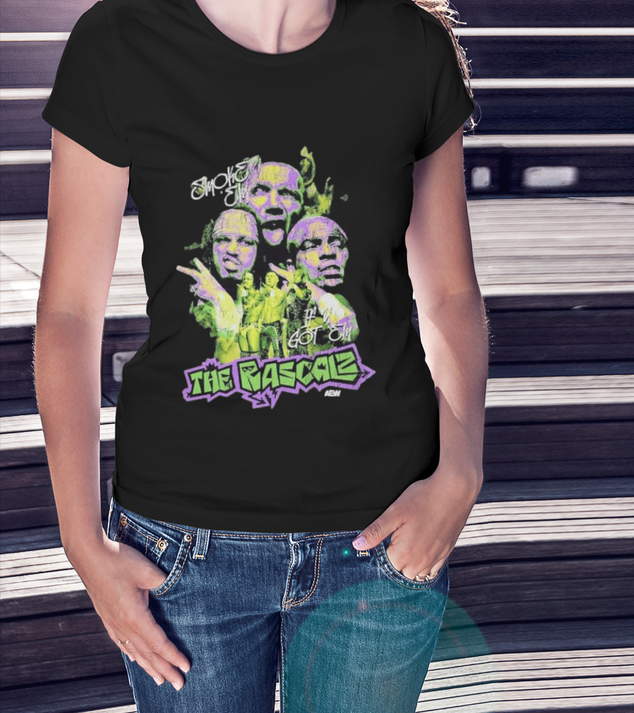 AEW The Rascalz Smoke Em If You Got Em Vibrant Wrestling Crew T-Shirt