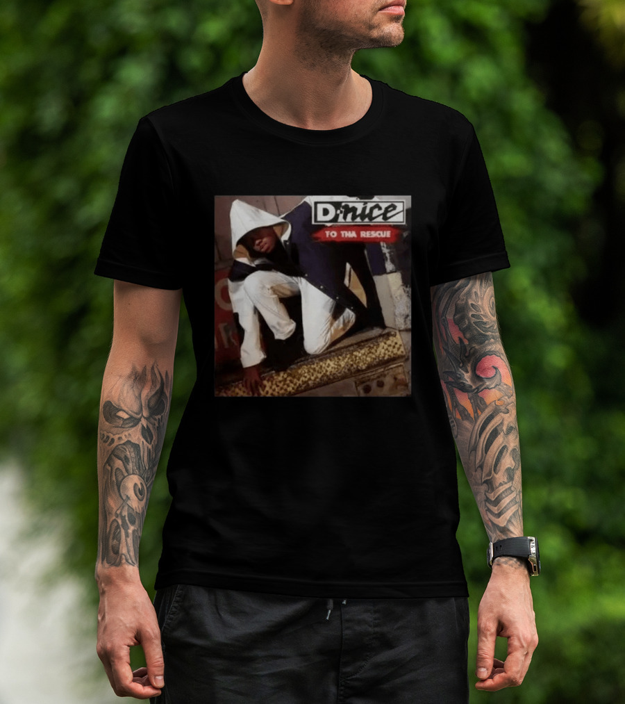 D Nice To Tha Rescue Urban Style Album Cover T-Shirt