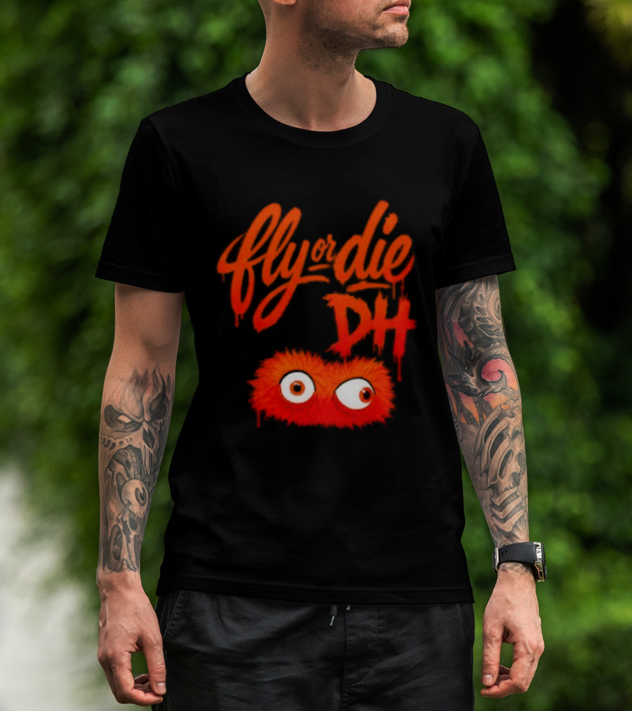 Fly Die DH Gritty Eyes Philadelphia Flyers T-Shirt