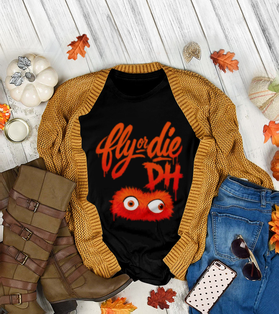 Fly Die DH Gritty Eyes Philadelphia Flyers T-Shirt