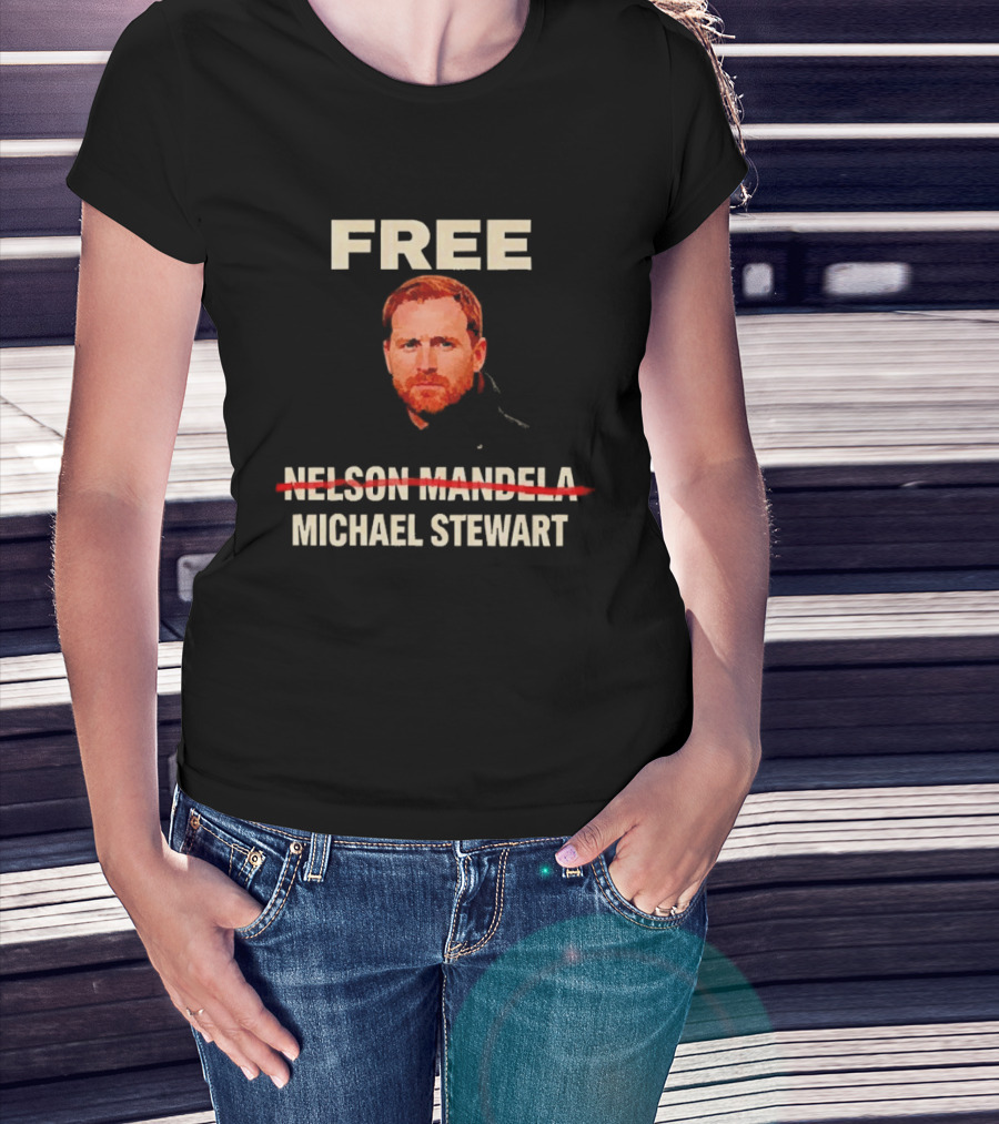 Free Michael Stewart Manchester United T-Shirt