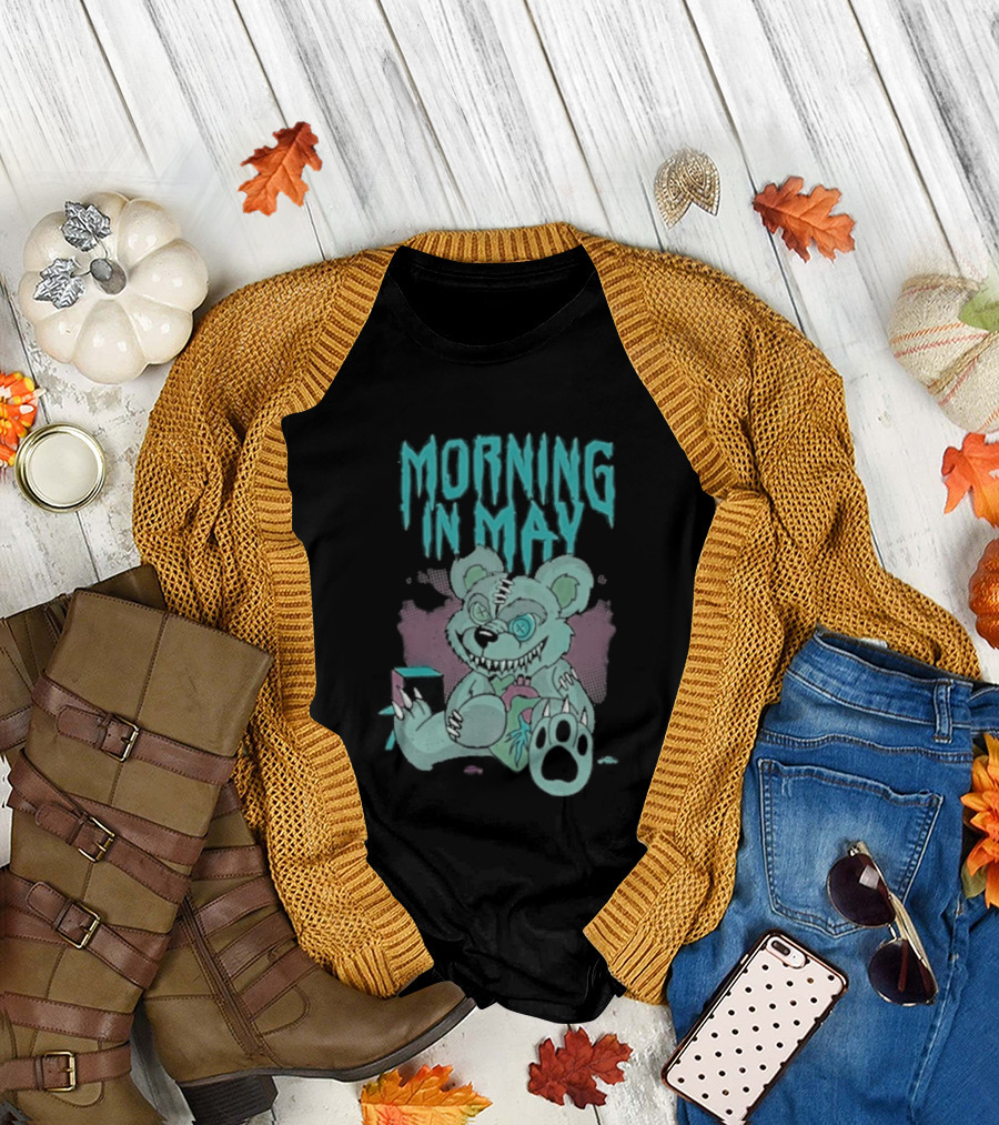 Morning In May Deaddy Bear Pink and Blue Teddy T-Shirt