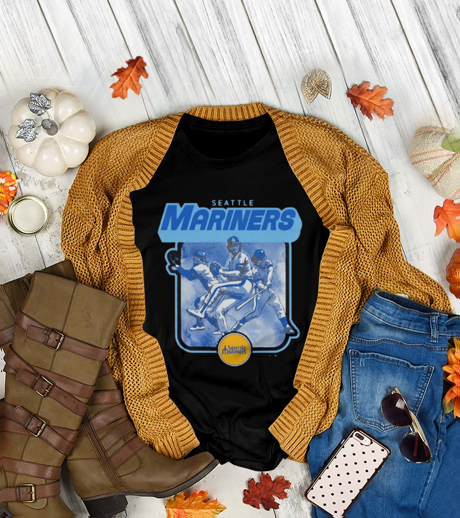 Seattle Mariners Retro Baseball Players T-Shirt