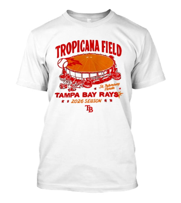 Tropicana Field Tampa Bay Rays Home Run 2026 Season T-Shirt