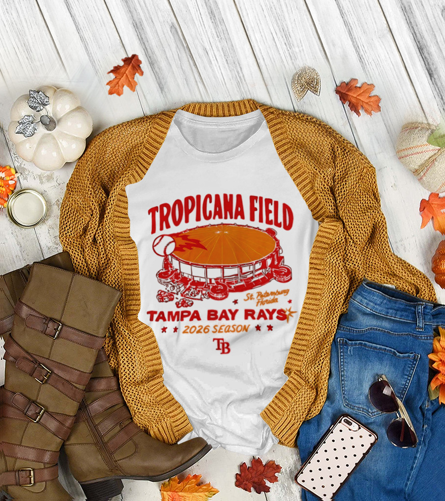 Tropicana Field Tampa Bay Rays Home Run 2026 Season T-Shirt