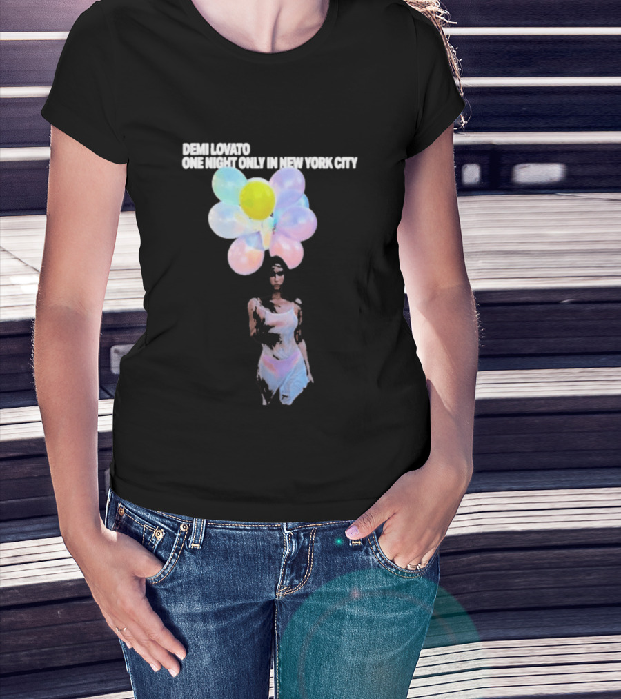 Demi Lovato One Night Only In New York City Colorful Balloons Dress T-Shirt