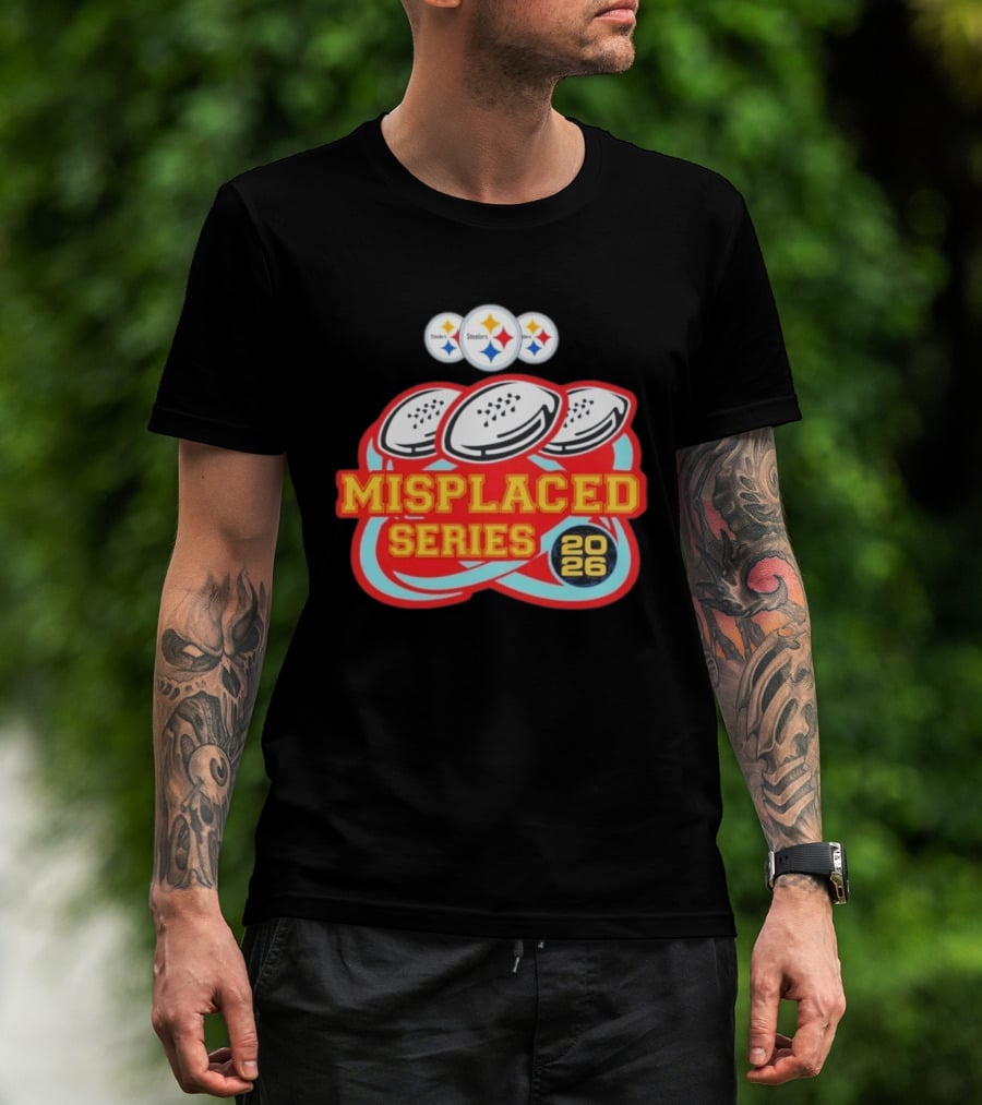 Steelers Misplaced Series 2026 Football Trio T-Shirt