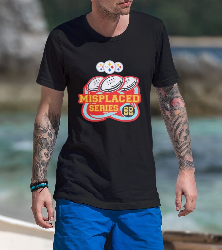 Steelers Misplaced Series 2026 Football Trio T-Shirt