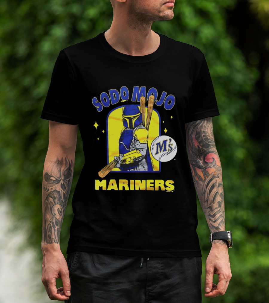 Sodo Mojo Mariners Star Wars M's Baseball T-Shirt