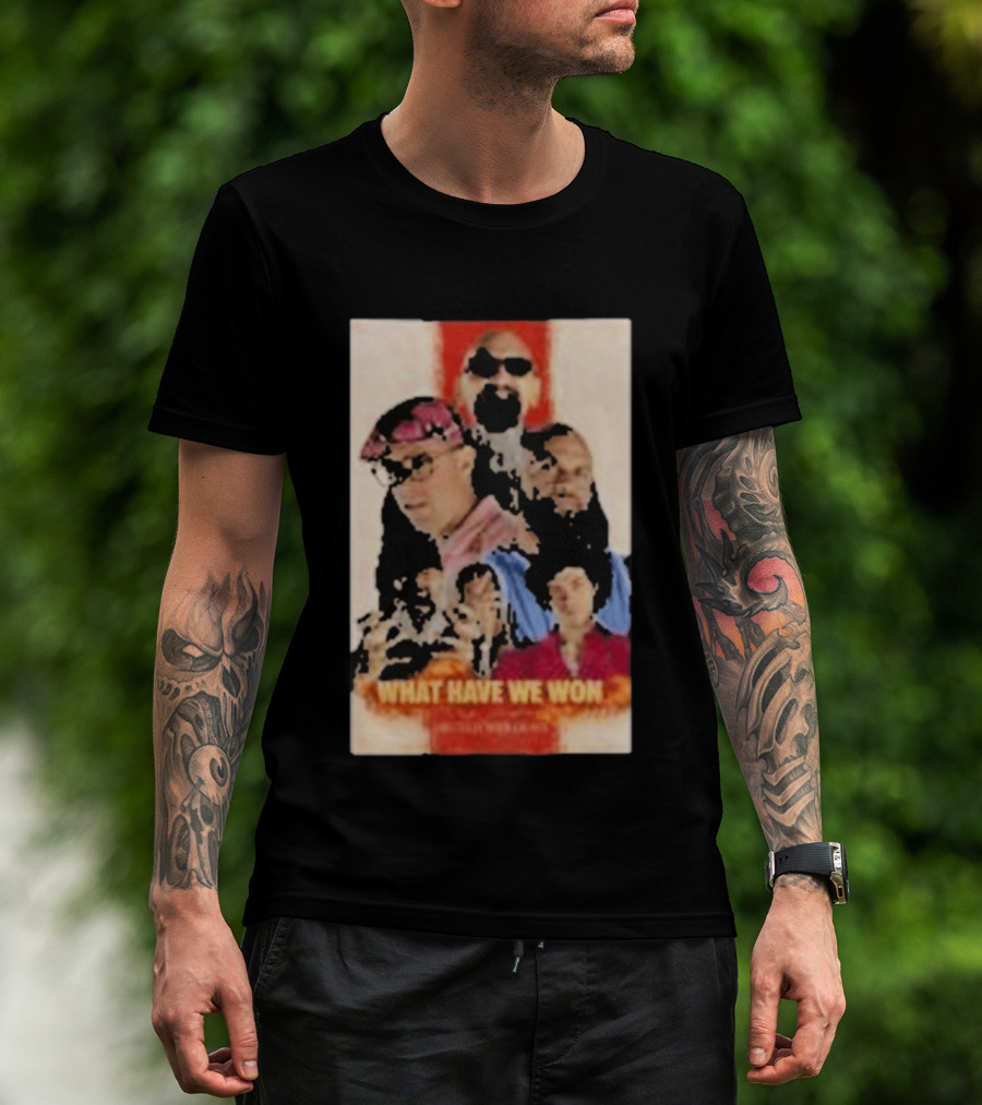 What Have We Won Marshmallow Napalm Band Members Collage T-Shirt