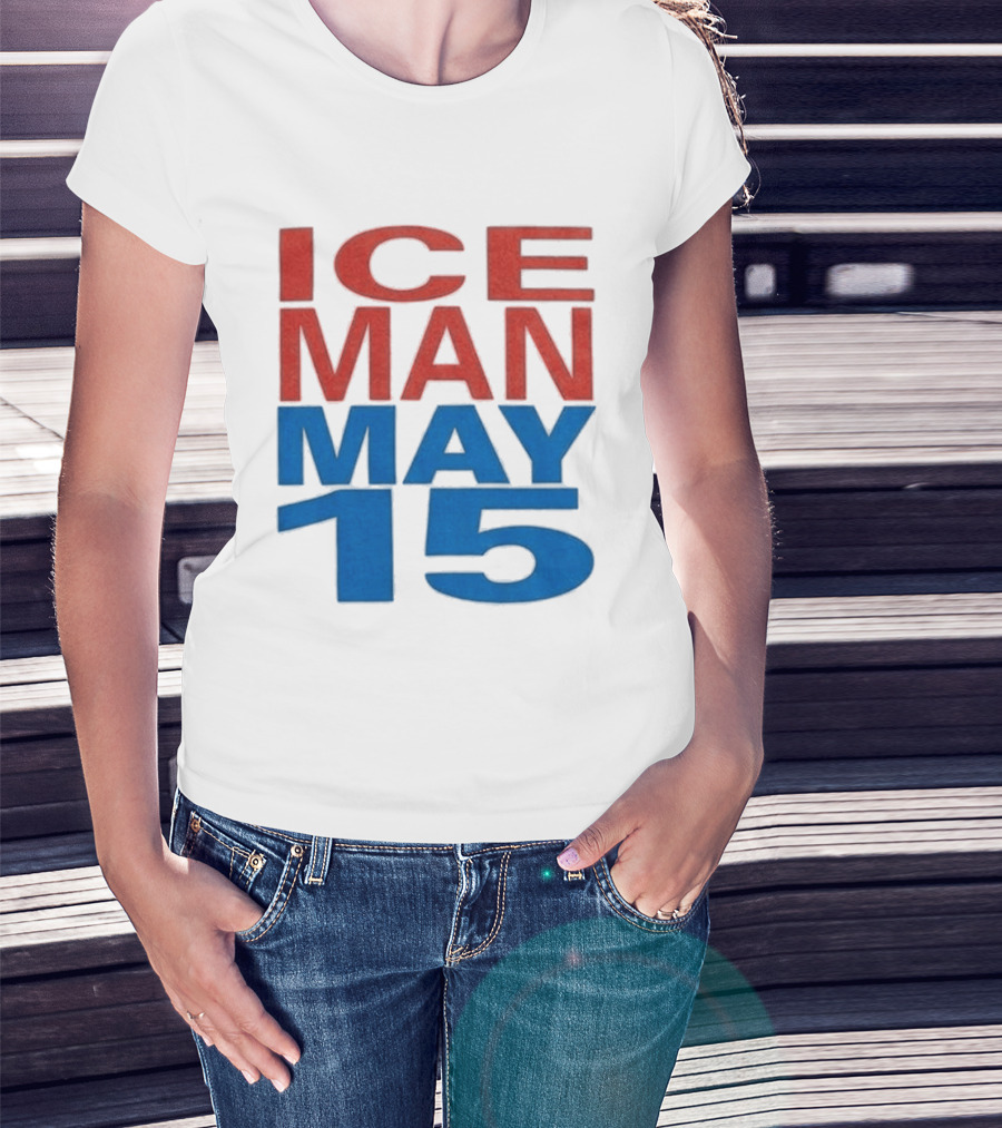 Iceman May 15 Bold Red Blue T-Shirt