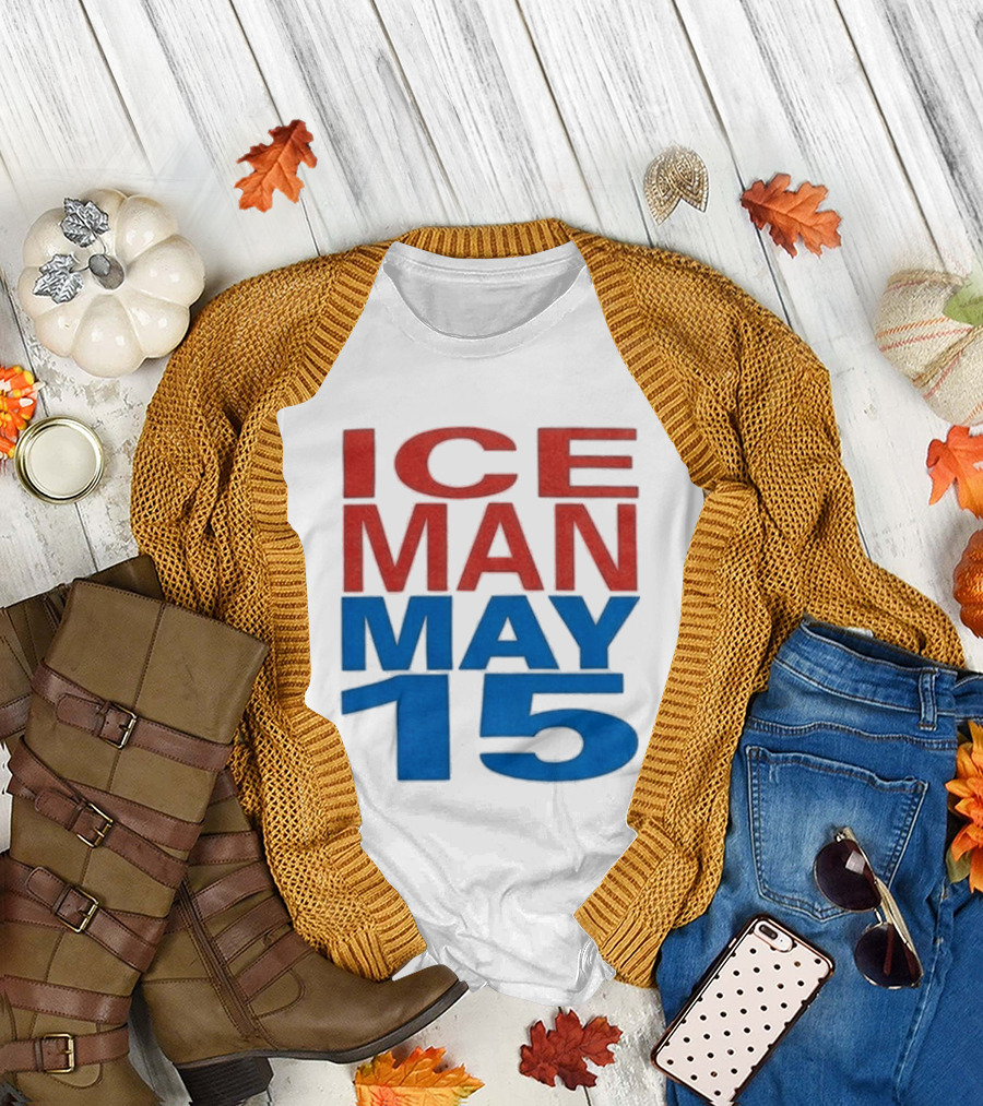 Iceman May 15 Bold Red Blue T-Shirt