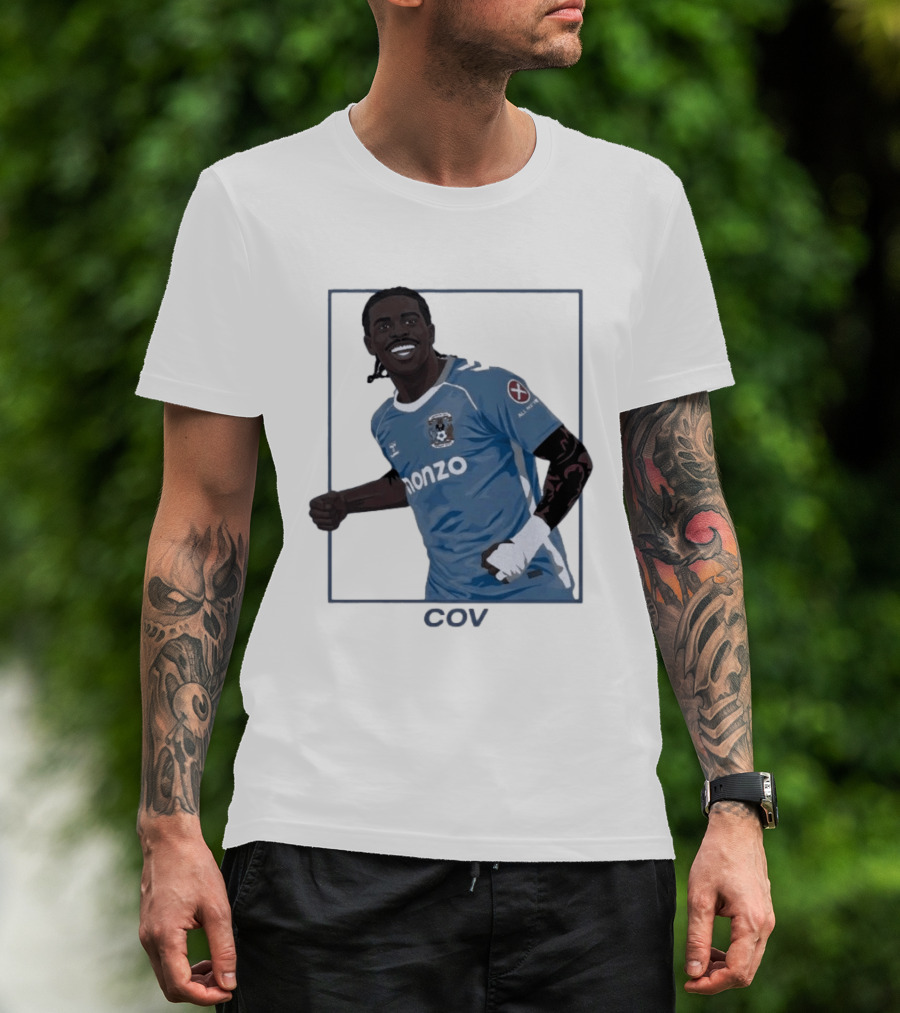 Coventry City FC Haji Wright Monzo Sponsor Premier League Comeback T-Shirt