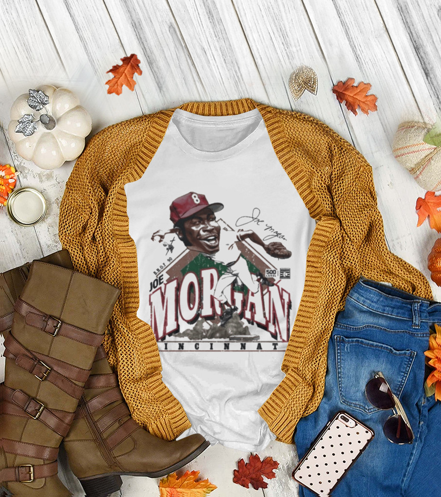 Joe Morgan Cincinnati Bruce Stark Collection 1981 T-Shirt