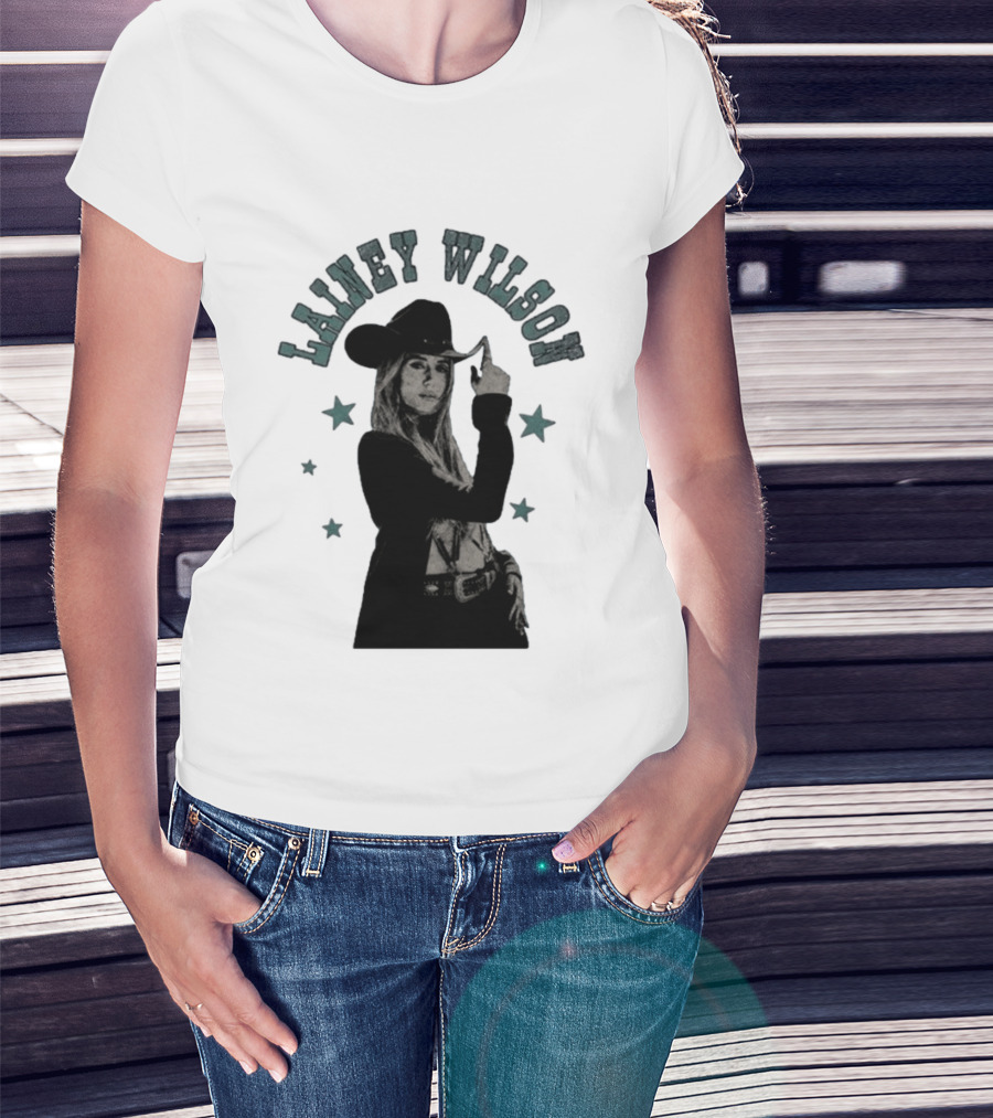Lainey Wilson Tour 26 Western Cowboy Hat Starry Country Music T-Shirt