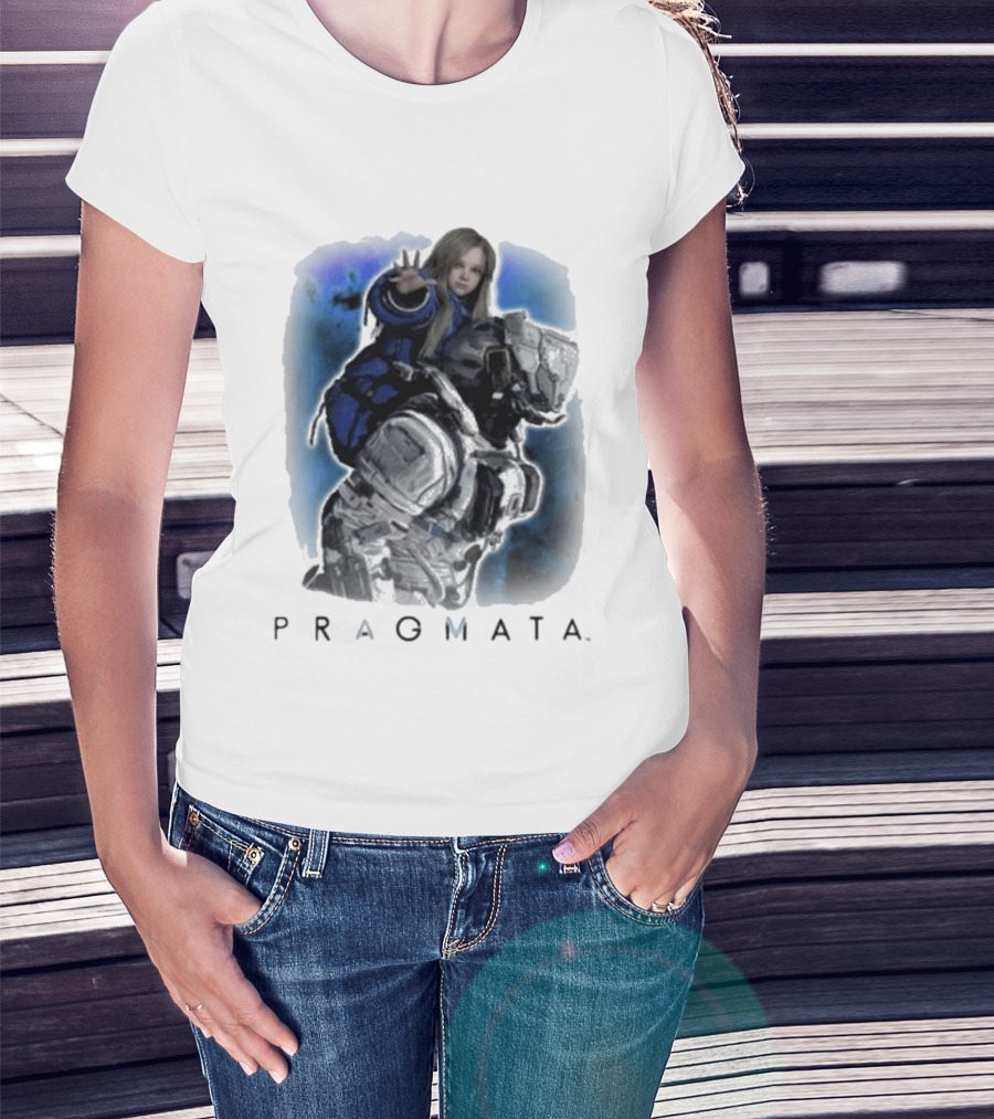 PRAGMATA Futuristic Sci Fi Adventure T-Shirt
