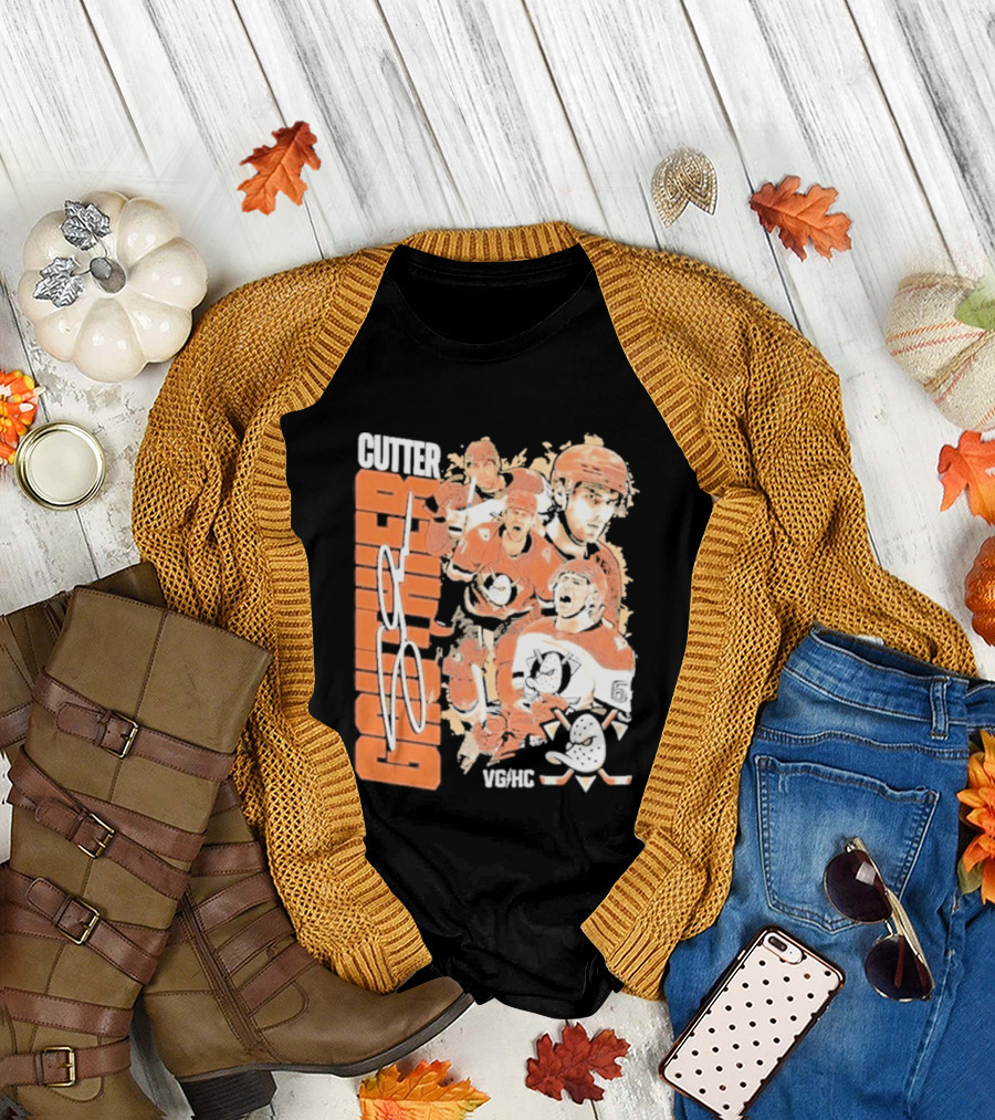 Anaheim Ducks Cutter The Sniper Hockey Collage 2026 T-Shirt