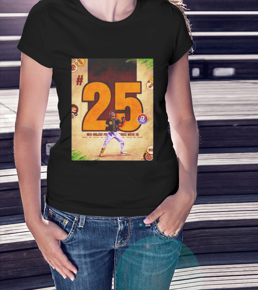 #25 Mid Major Power Rankings Week 10 Bethune Cookman Wildcats T-Shirt