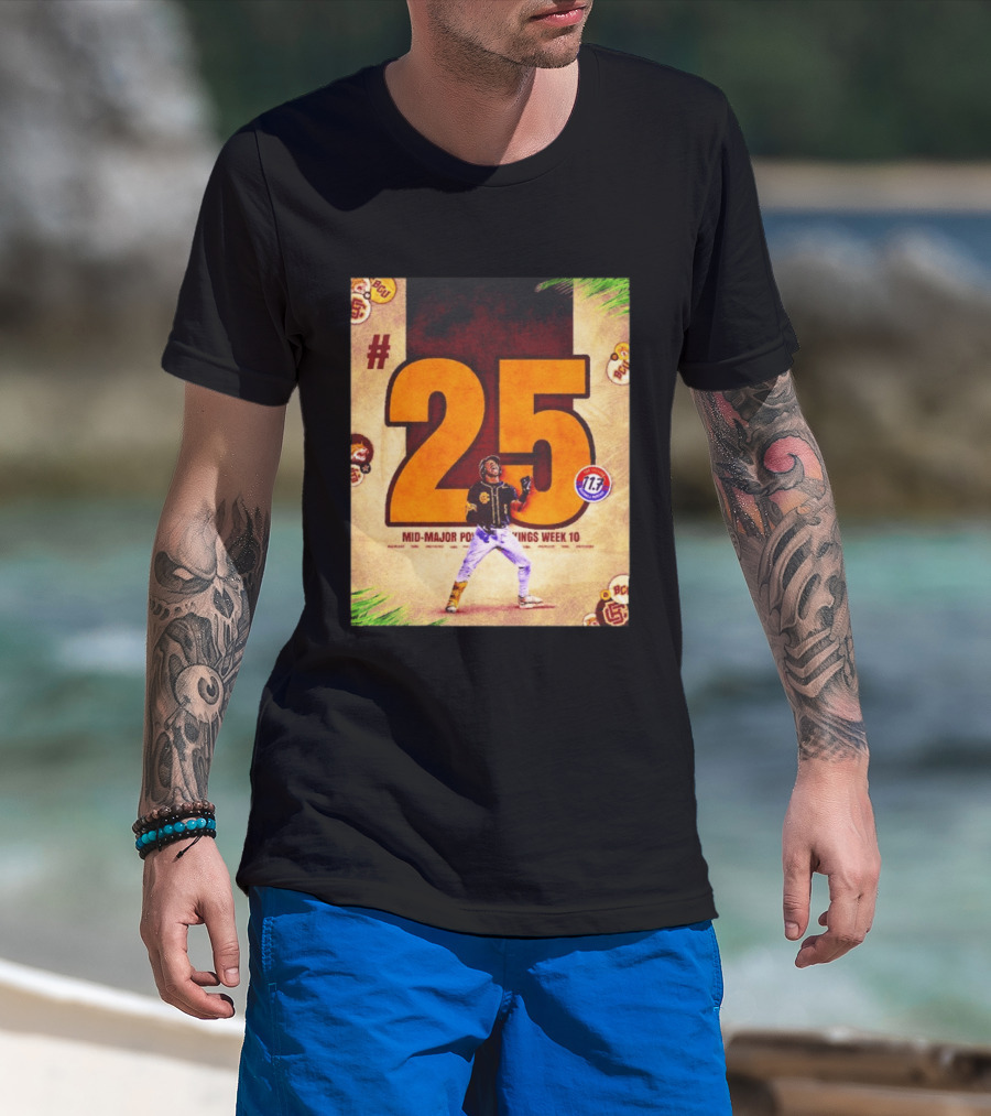#25 Mid Major Power Rankings Week 10 Bethune Cookman Wildcats T-Shirt