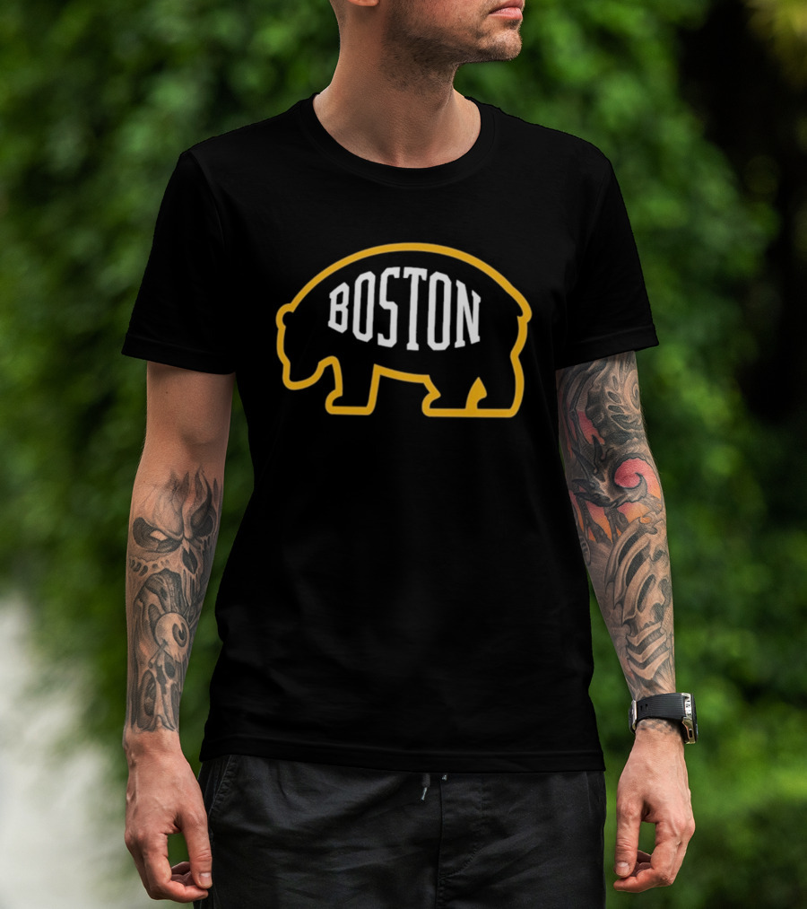Boston Pros Bruins Standing Bear '47 Core T-Shirt
