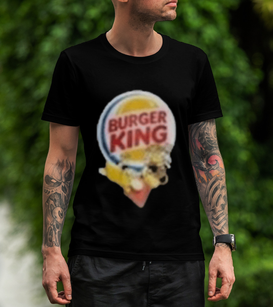 Burger King Breakfast Bakong Logo Burger Combo T-Shirt