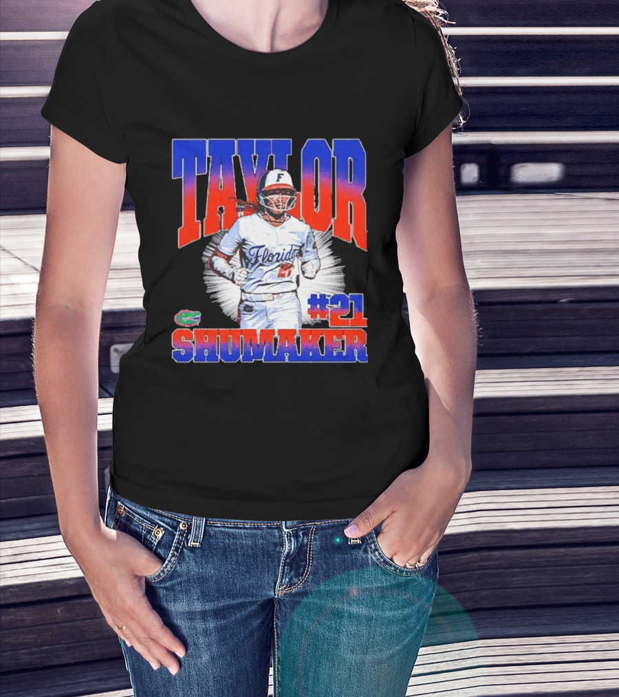 Florida Gators Taylor Shumaker NCAA Softball #21 T-Shirt
