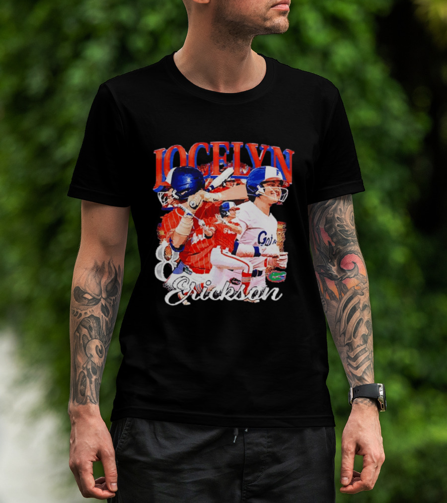 Jocelyn Erickson Florida Gators Softball Player Collage T-Shirt