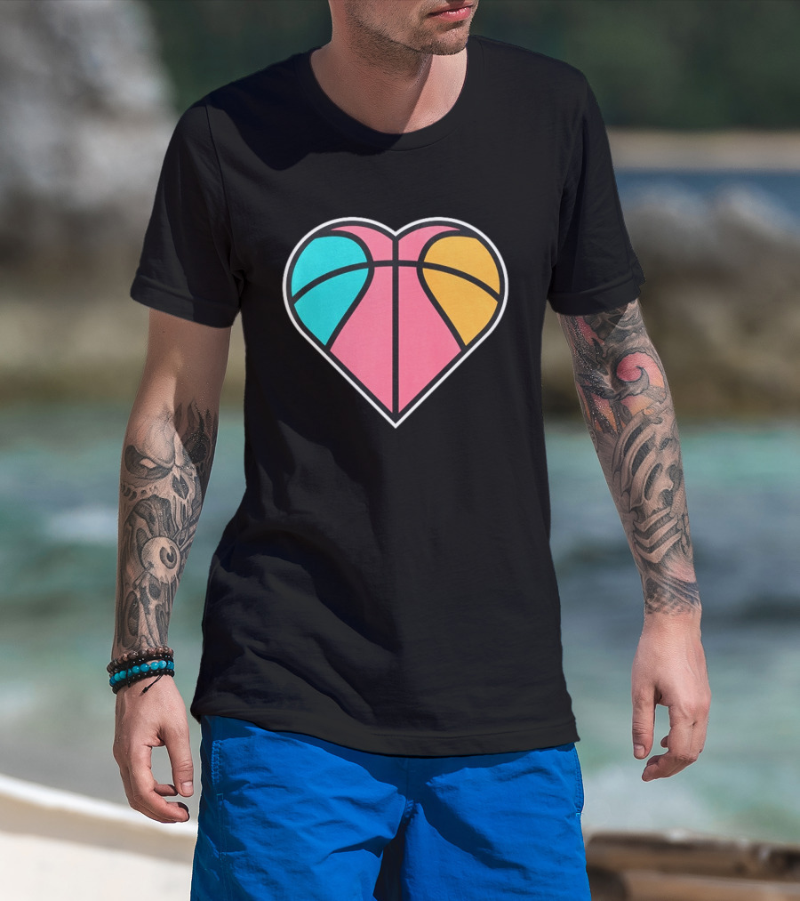 San Antonio Spurs Heart SATX NBA Basketball T-Shirt