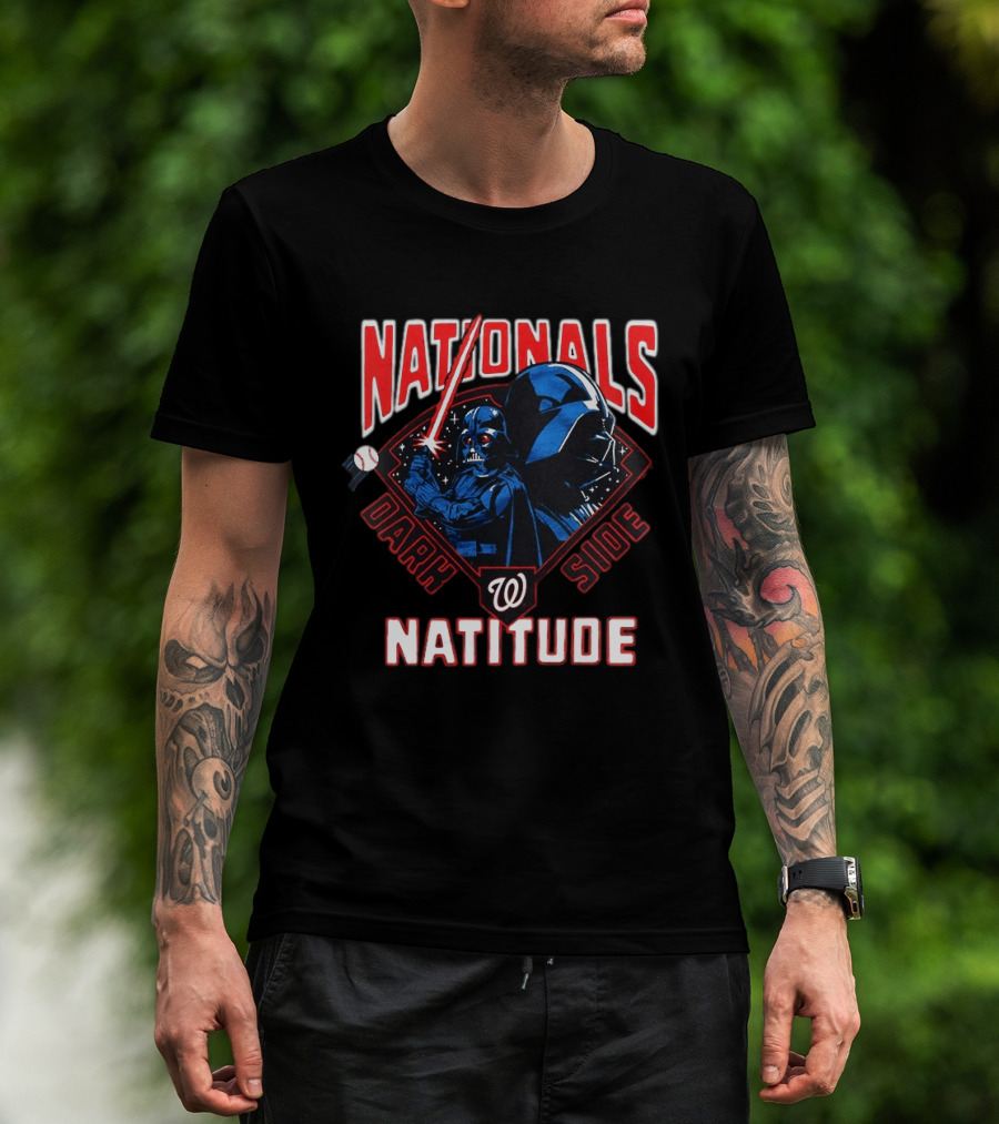 Nationals Natitude Dark Side Darth Vader Star Wars T-Shirt