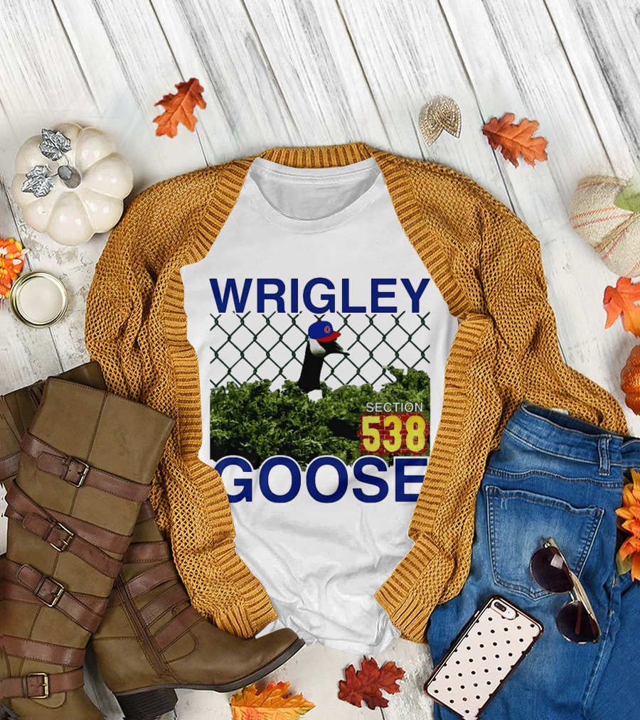 Wrigley Goose Section 538 Chicago Cubs MLB T-Shirt