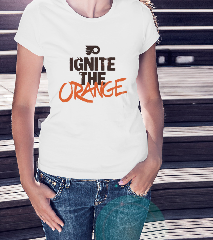 Flyers Ignite The Orange Enthusiasm T-Shirt