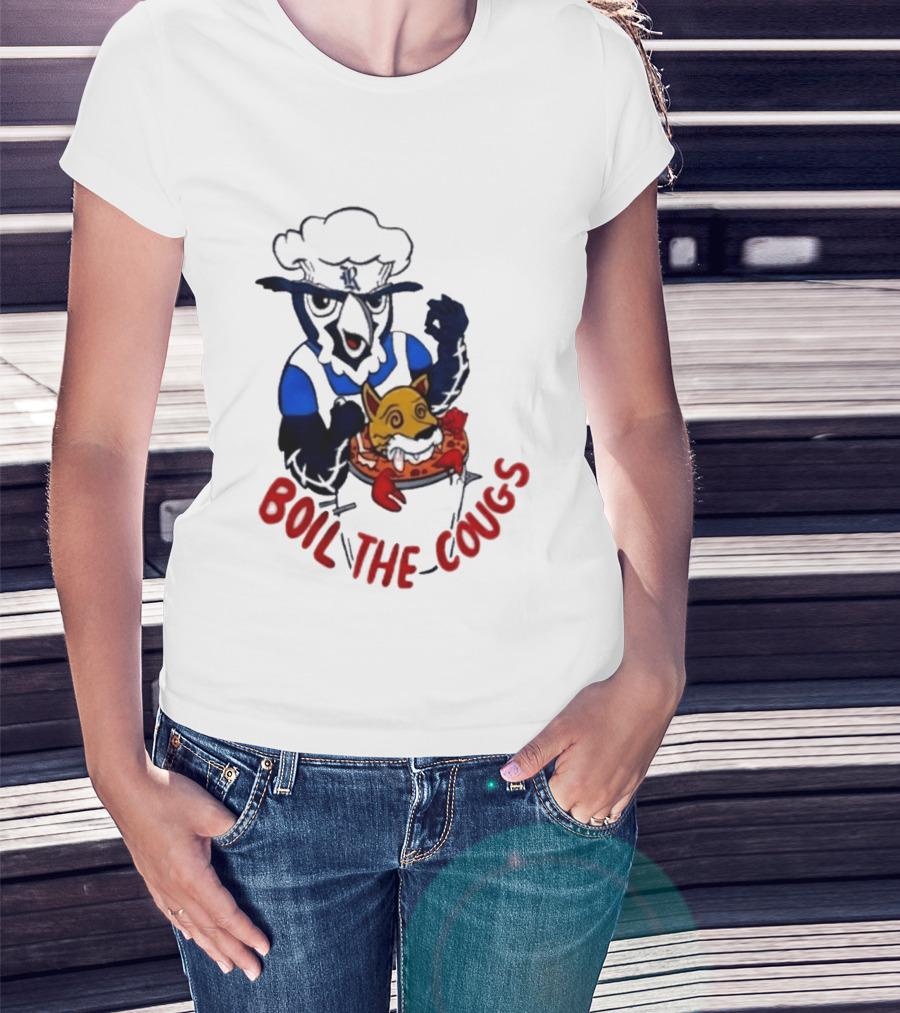 Rice Baseball Owl Cooking Boil The Cougs T-Shirt