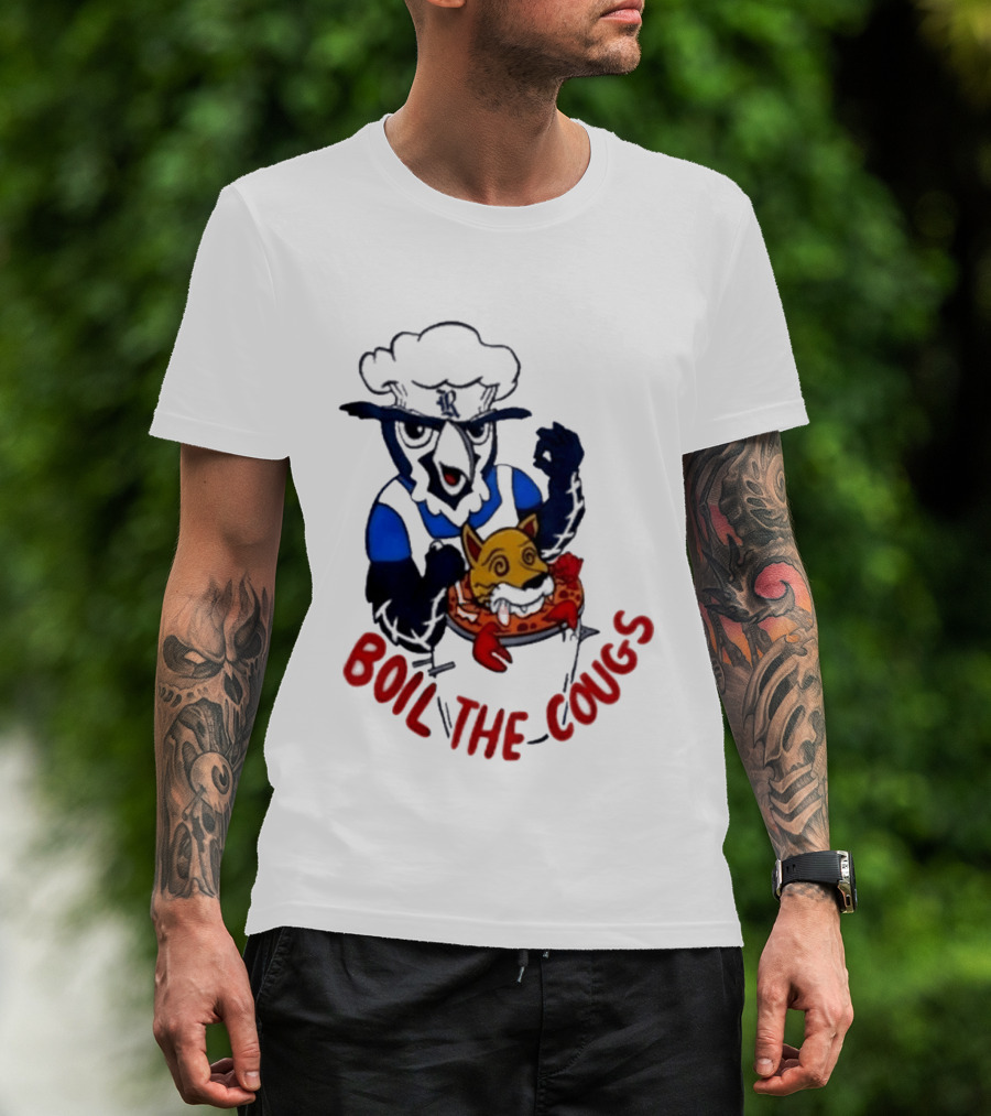 Rice Baseball Owl Cooking Boil The Cougs T-Shirt
