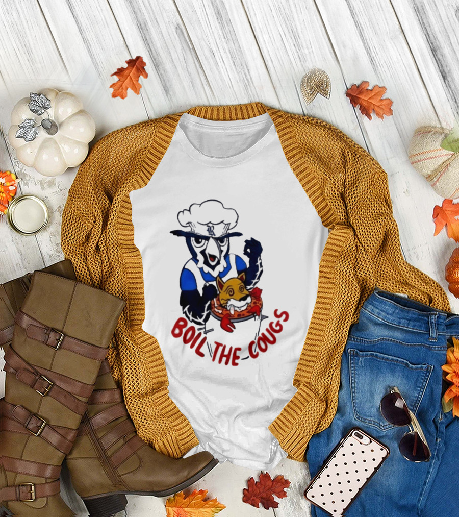 Rice Baseball Owl Cooking Boil The Cougs T-Shirt