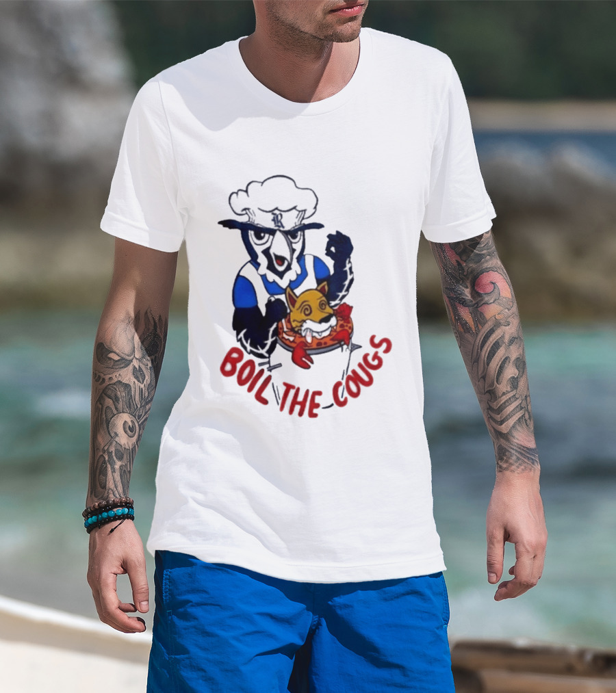 Rice Baseball Owl Cooking Boil The Cougs T-Shirt