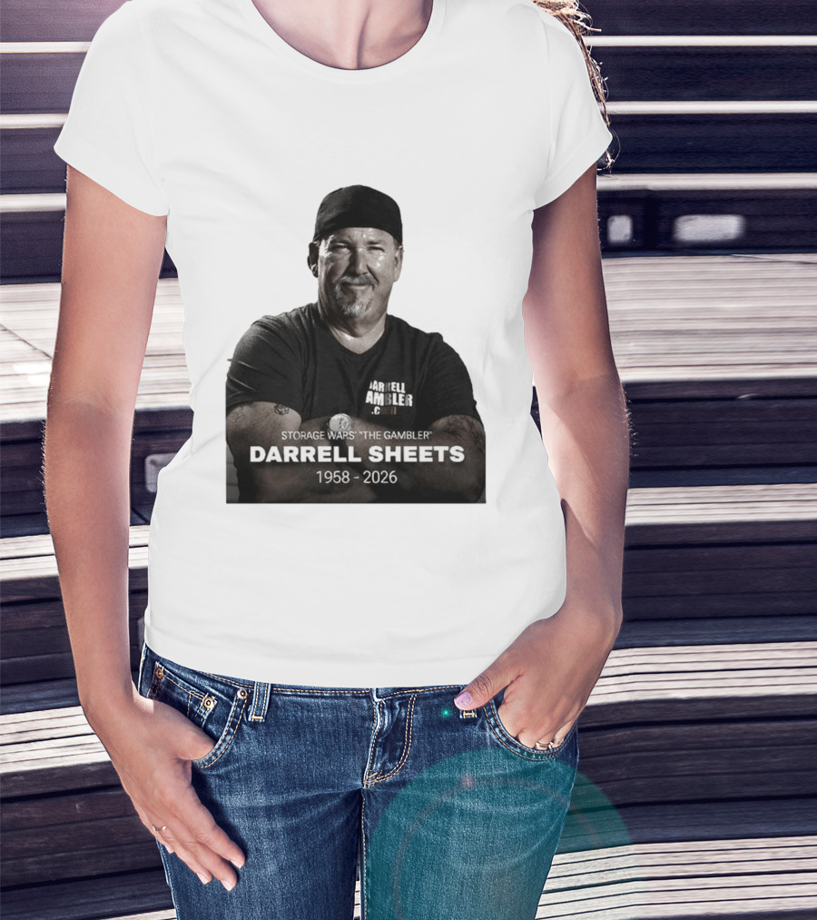 Storage Wars The Gambler Darrell Sheets 1958 2026 T-Shirt