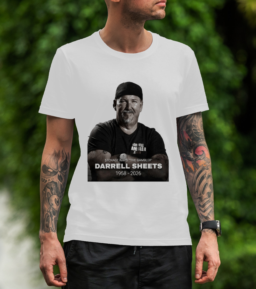 Storage Wars The Gambler Darrell Sheets 1958 2026 T-Shirt