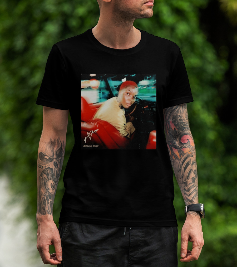 Arlo Parks Ambiguous Desire Heart Signature Vibrant Driving Scene T-Shirt