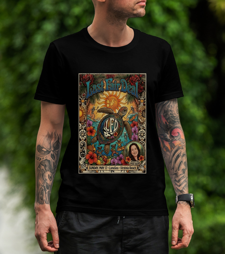 Last Fair Deal Virginia Beach LunaSea Turtle LFD May 17 2026 Benefit For Jada Bean T-Shirt