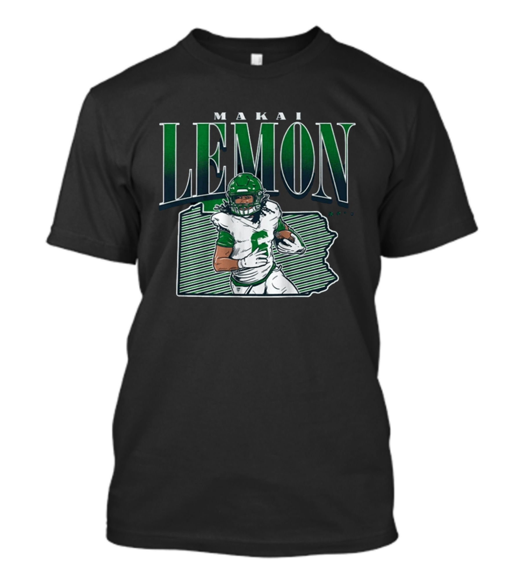 Makai Lemon Philadelphia Eagles Draft Player 2026 T-Shirt