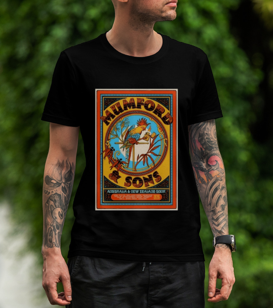 Mumford And Sons Australia New Zealand Tour May 2 2026 Concert T-Shirt