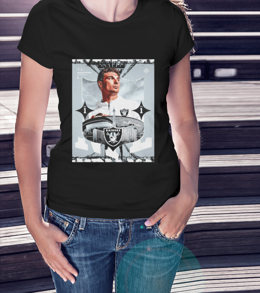 Fernando Mendoza Raiders Allegiant Stadium RD 1 PK 1 T-Shirt