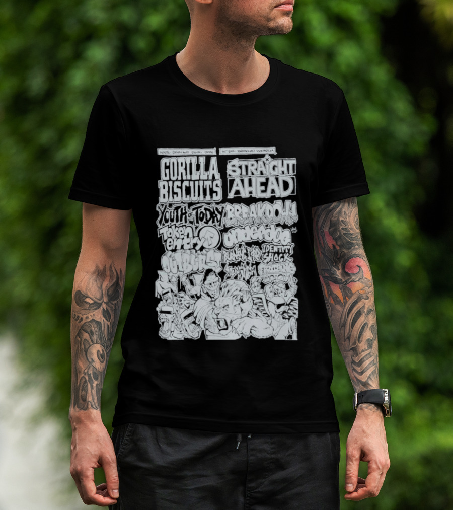 Gorilla Biscuits The Brooklyn Monarch April 25 26 2026 T-Shirt
